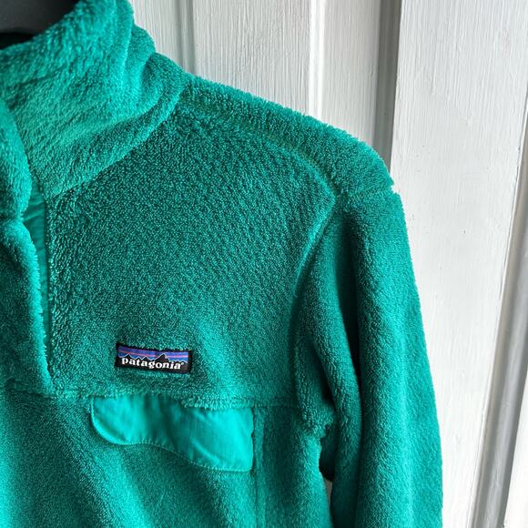 Patagonia Re-Tool Snap-T Fleece Pullover Green - Picture 4 of 10
